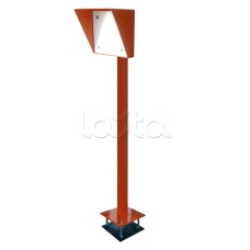 Стойка для считывателя Аякс 150х250 мм, черная, Базовая, прямая