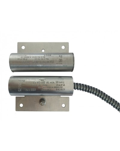 Извещатели охранные точечные магнитоконтактные взрывозащищённые Ех ИО102 Al исп.300 с магнитом М-50 маркировка 1Ex db IIC T6...Т5 Gb Магнито-Контакт в Первоуральске Извещатели охранные (Ex) Pintop.ru