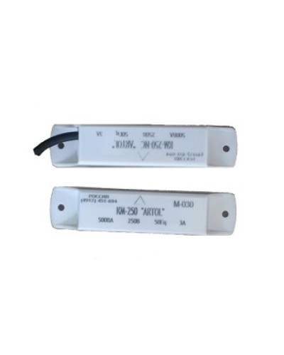 Датчик положения магнитогерконовый Магнито-Контакт КМ-250-NO-NС ARTOL (c магнитом М-030) в Первоуральске Извещатели охранные Pintop.ru