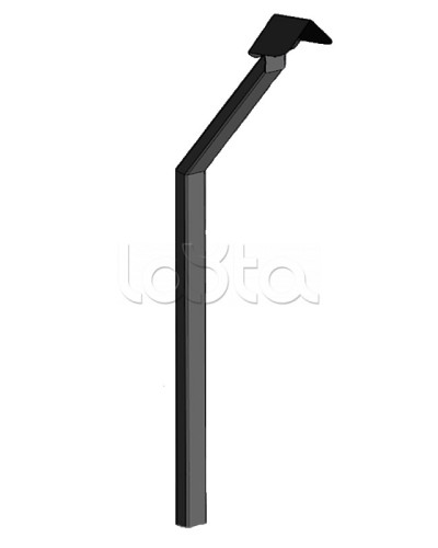 Стойка кнопки выхода Аякс наклонная исп.02 (в землю), черная Магнито-контакт в Первоуральске Дополнительное оборудование для ОПС Pintop.ru