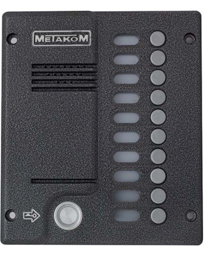 Блок вызова домофона Метаком MК10.2-TM4EVN в Первоуральске Вызывные видеопанели малоабонентные Pintop.ru