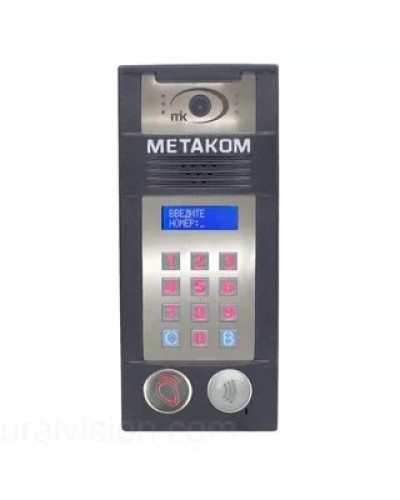 Многоабонентый антивандальный блок вызова со встроенной гибридной видеокамерой Метаком MК2018-MFCGVH в Первоуральске Блоки вызова многоабонентные Pintop.ru
