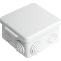 Коробка распаячная, для наружного монтажа 80x80x50 (100 шт/уп) ПожТехКабель 030-031