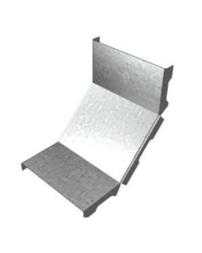 Крышка угла вертикального внутреннего 90° 200х15 (0,7) для лестничного лотка ПожТехКабель (651-002) в Первоуральске Кабельные лотки Pintop.ru