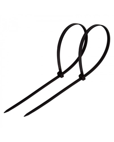 Стяжка нейлоновая неоткрывающаяся, безгалогенная (halogen free) 150x3.6мм, черная (100 шт) в Первоуральске Стяжки-хомуты Pintop.ru