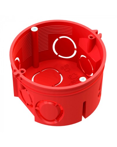 Коробка установочная 80-0501См (HF) 68х42 с саморезами без соединителя (8шт/уп) Промрукав (80-0501См) в Первоуральске Распределительные коробки Pintop.ru