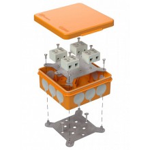 Коробка огнестойкая для о/п двухкомпонентная 60-0303-FR10.0-8 Е15-Е120 100х100х40 Промрукав (60-0303-FR10.0-8)