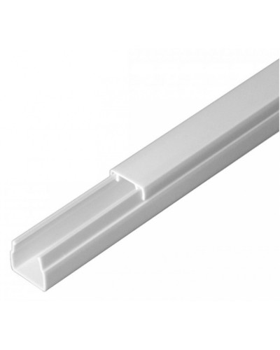 Кабель-канал белый 2-й замок в п/э 12х12 (120 м/уп) Промрукав (PR03.0046) в Первоуральске Кабель-канал Pintop.ru