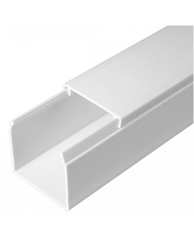 Кабель-канал белый 2-й замок в п/э 40х40 (24 м/уп) Промрукав (PR03.0054) в Первоуральске Кабель-канал Pintop.ru