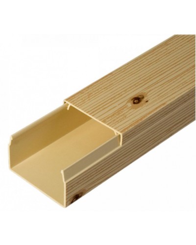 Кабель-канал сосна 2-й замок в п/э 40х25 (24 м/уп) Промрукав (PR03.0185) в Первоуральске Кабель-канал Pintop.ru