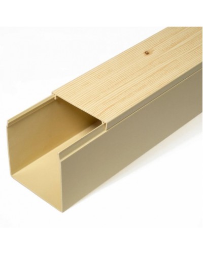 Кабель-канал сосна 2-й замок в п/э 60х60 (12 м/уп) Промрукав (PR03.0188) в Первоуральске Кабель-канал Pintop.ru