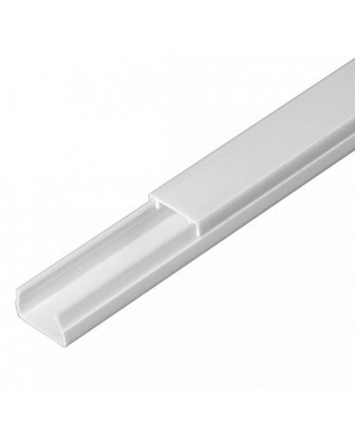 Кабель-канал белый 2-й замок в п/э 15х10 (234м/уп) Промрукав (PR.0325201) в Первоуральске Кабель-канал Pintop.ru