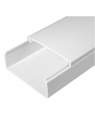 Кабель-канал белый 2-й замок в г/к 100х40 (24м/уп) Промрукав (PR.0510040) в Первоуральске Кабель-канал Pintop.ru