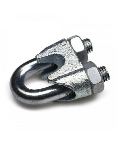 Зажим троса одинарный D4мм тип Слоник DIN 741 (100 шт/уп) Промрукав (PR08.3892) в Первоуральске Держатели, клипсы, скобы Pintop.ru