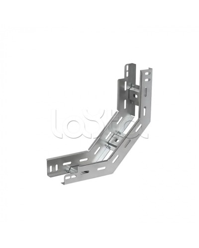 Угол вертикальный внутренний 90 градусов лестничный 400х150 (1,2 мм) Промрукав (PR08.5343) в Первоуральске Аксессуары для лотков Pintop.ru