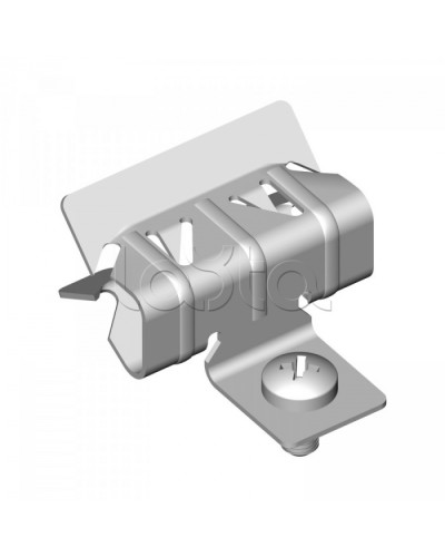 Зажим балочный 2-7 мм с отгибом и винтом М6х9 Промрукав (PR08.5818) в Первоуральске Аксессуары для лотков Pintop.ru