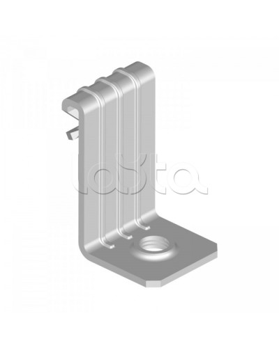 Зажим балочный вертикальный 1-5 мм с отгибом и резьбой М6 Промрукав (PR08.5861) в Первоуральске Аксессуары для лотков Pintop.ru