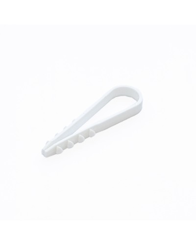 Дюбель-хомут для круглого кабеля d19-25 мм белый (10шт) Промрукав (PR08.6949) в Первоуральске Крепеж: Дюбели, шурупы, саморезы Pintop.ru