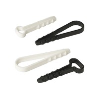 Дюбель-хомут для плоского кабеля 6-12 мм белый (10шт) Промрукав (PR08.6961)