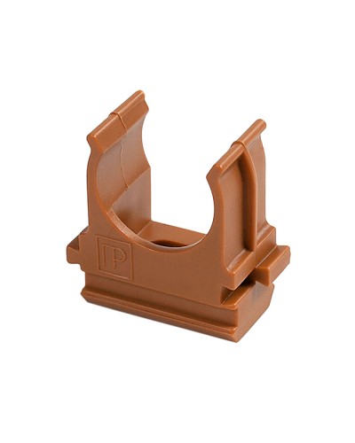 Крепёж-клипса для труб АБС-пластик бук д20 в малой упаковке (10шт/1000шт уп/кор) Промрукав (PR13.0052) в Первоуральске Держатели, клипсы, скобы Pintop.ru