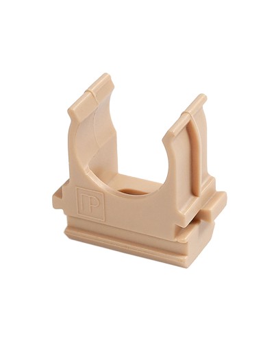 Крепёж-клипса для труб АБС-пластик сосна д20 в малой упаковке (10шт/1000шт уп/кор) Промрукав (PR13.0055) в Первоуральске Держатели, клипсы, скобы Pintop.ru