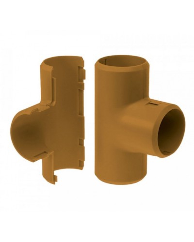 Тройник разборный бук д32 (1шт/200шт уп/кор) Промрукав (PR13.0258) в Первоуральске Повороты, муфты, тройники Pintop.ru