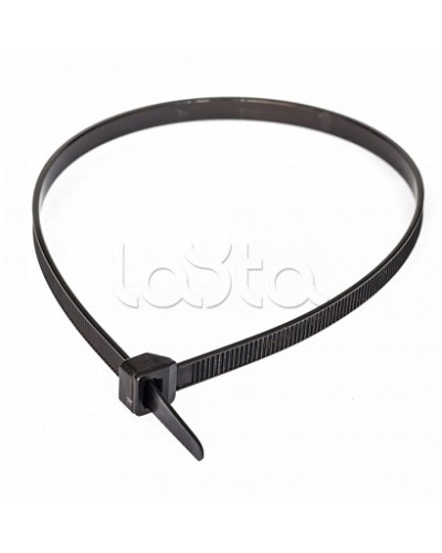 Стяжки нейлоновые 7,6*500 (ч) (100 шт/уп) Промрукав (PR08.3084) в Первоуральске Стяжки-хомуты Pintop.ru