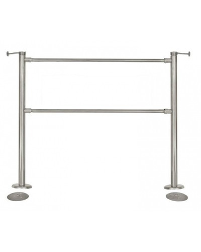 Стойка стационарная Ростов-Дон ОБ1/2-1 у (Хром) в Первоуральске Ограждения Pintop.ru