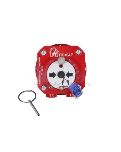 Извещатель пожарный ручной взрывозащищенный Спектрон-512-Exd-А-ИПР-В в Первоуральске Пожарные извещатели (Ex) Pintop.ru