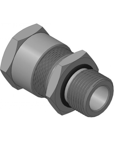 Кабельный ввод с резьбой G1/2 мм для открытой прокладки кабеля с проходным диаметром d=8-12 мм Спектрон КВН-ЕХЕ-12-М-G1/2 в Первоуральске Аксессуары для кабель-канала Pintop.ru