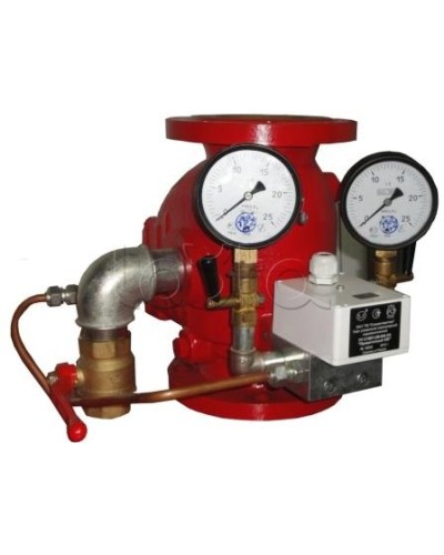 Узел управления спринклерный водозаполненный Спецавтоматика Прямоточный-65 (УУ-С65/1,6В-ВФ.О4) в Первоуральске Устройства пуска водяного пожаротушения Pintop.ru