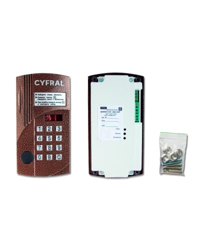 Блок вызова видеодомофона на 100 абонентов Цифрал CCD-2094.1M/РKVС в Первоуральске Вызывные аудиопанели малоабонентные Pintop.ru