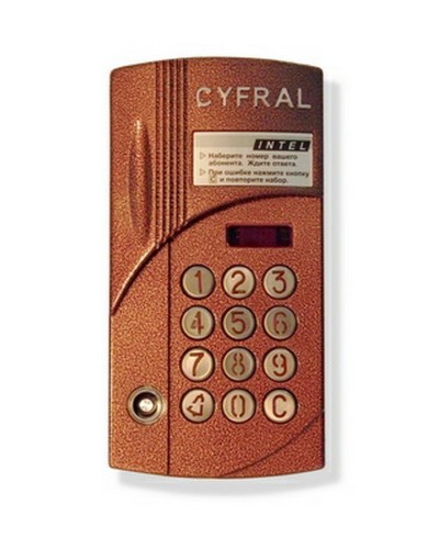 Блок вызова аудиодомофона на 400 абонентов Цифрал ИНТЕЛ в Первоуральске Блоки вызова многоабонентные Pintop.ru