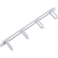 Органайзер кабельный горизонтальный с окнами 19" 1U, 4 кольца ЦМО ГКО-О-4.62