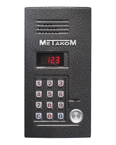 Блок вызова домофона Метаком MK2012-TM4E в Первоуральске Блоки вызова многоабонентные Pintop.ru
