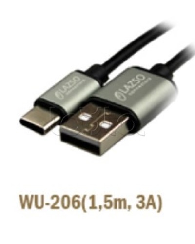 Кабель для передачи данных и зарядки LazsoWU-206(1,5m, 3А) в Первоуральске Оборудование для видеонаблюдения Pintop.ru
