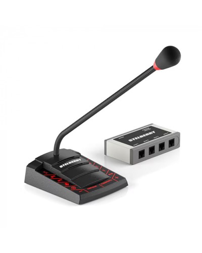 Пульт громкого оповещения STELBERRY F-741 в Первоуральске Микрофонные консоли и микрофоны Pintop.ru