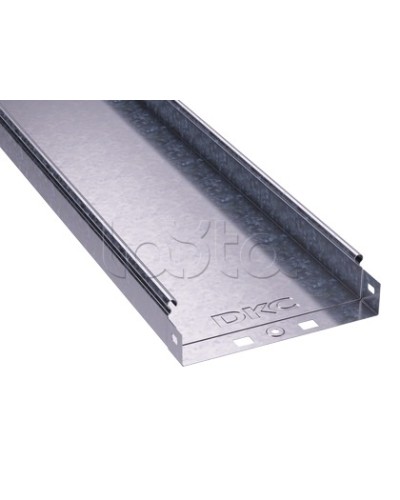 Лоток неперф. 300x80 металл. L 3000, горячеоцинкованный DKC 35065HDZ в Первоуральске Кабельные лотки Pintop.ru