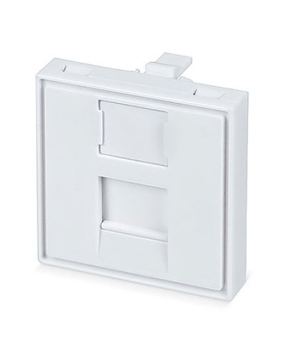 Вставка 45x45 (Mosaic) для 1 модуля формата Keystone Jack (FP-45-1M) Пожтехкабель СКС (202-031) (аналог Mosaic) в Первоуральске Модули Keystone Pintop.ru