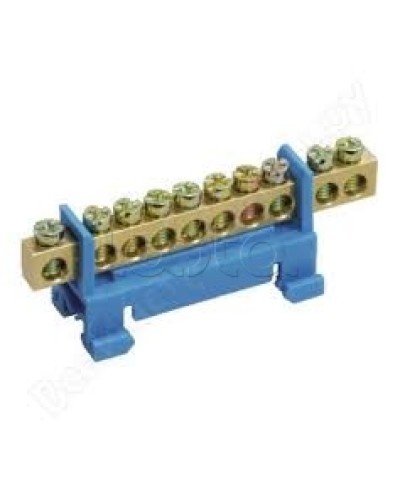 Шина нулевая с DIN-изолятором типа «Стойка» ШНИ-6х9-14-С-С IEK YNN10-69-14P-K07 в Первоуральске Клеммные колодки Pintop.ru