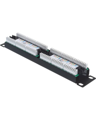 Панель коммутационная 10, 1U, 12 портов UTP, RJ-45, CAT 5e REXANT 04-0025 в Первоуральске Патч панель Pintop.ru