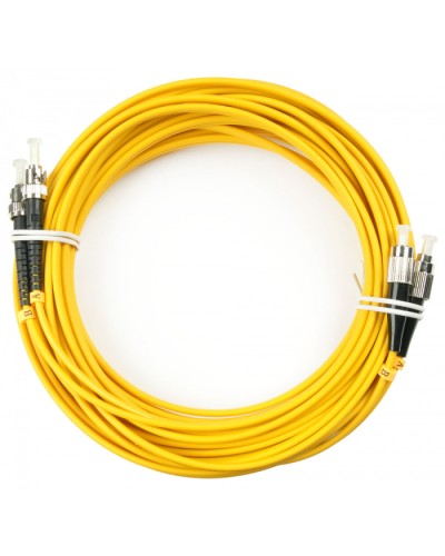 Шнур оптический duplex FC-ST 9/125 sm 15м LSZH Cabeus FOP(d)-9-FC-ST-15m в Первоуральске Патч-корды оптические Pintop.ru