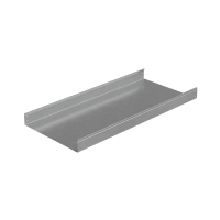 Лоток неперфорированный 80х500х1,0 L2500 мм "Стандарт ПЛЮС" INOX304 КМ-Профиль (LNEplus80-500-1.0-2500 INOX304)