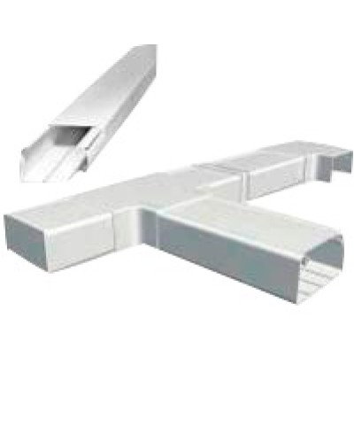 Короб 120х50 мм со съемной перегородкой, 2 метра, белый LANMASTER (LAN-CT120x50-WH) в Первоуральске Аксессуары для лотков Pintop.ru