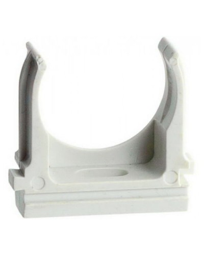 Держатель (клипса) для гофрированной или жесткой гладкой трубы D25 мм (10 шт/уп) Экопласт 41725-10 в Первоуральске Держатели, клипсы, скобы Pintop.ru