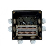 Коробка коммутационная усиленная 183х180х97 Гранд-АЯКС IP67/IP66, PUSH-IN Магнито-контакт