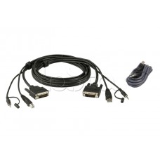 Комплект кабелей USB, DVI-D Dual Link для защищенного KVM-переключателя (3м) ATEN 2L-7D03UDX4