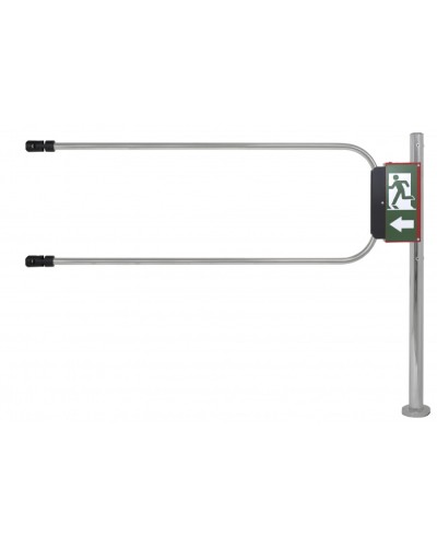 Smartec ST-GR014EC-CR - Калитка аварийного выхода с электромагнитом, хромированная, в комплекте стойка 1000 х D50 мм и створка 1400 х D25 мм. в Первоуральске Калитки Pintop.ru