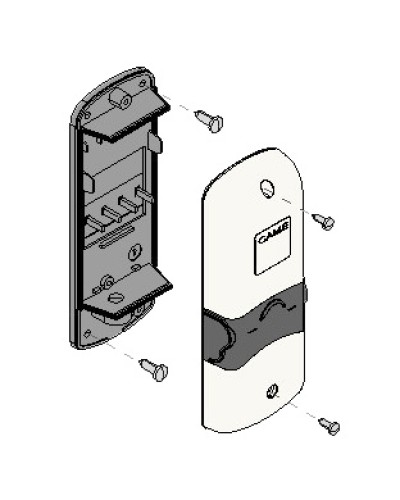 Корпус приемника DTA01 DTA02 DBS01 DBS02 Came 119RIR256 в Первоуральске Запчасти для шлагбаумов и автоматики Pintop.ru