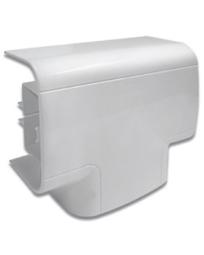 Тройник 110х50 мм, черный DKC 01006A в Первоуральске Аксессуары для кабель-канала Pintop.ru